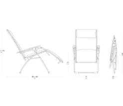 Lafuma Relaxsessel Evolution Be Comfort, ca. B71/H114/T161 cm