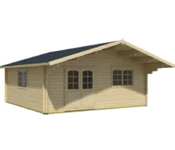 Lasita Maja Blockbohlenhaus Zanzibar, ca. B635/H306/T745 cm