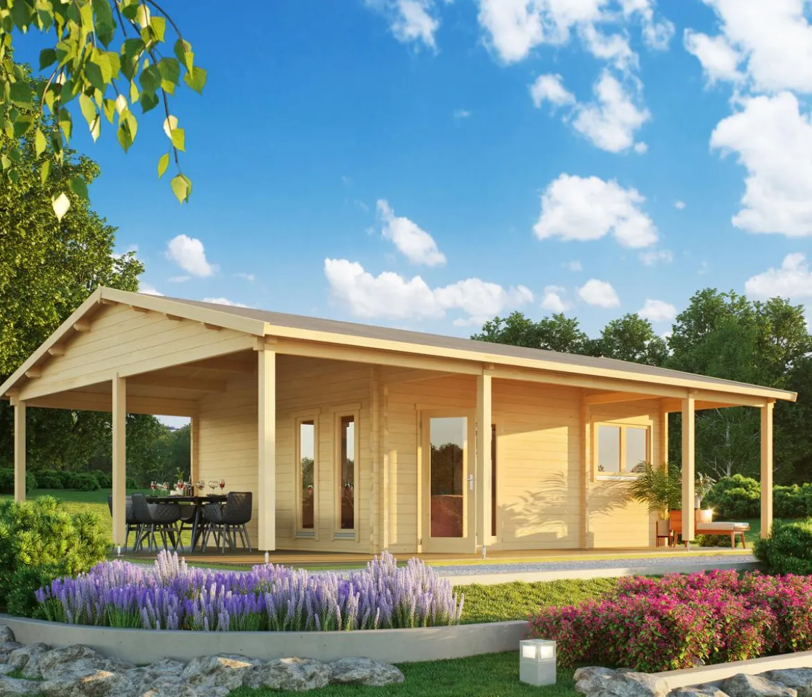 Lasita Maja Ferienhaus Blue Nile, ca. B940/H333,2/T756 cm