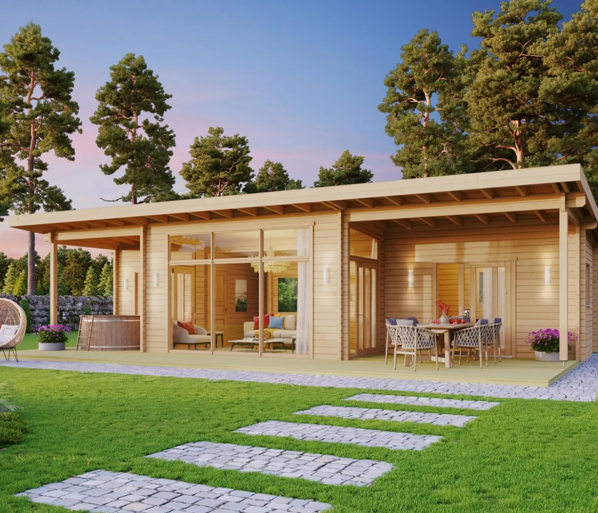 Lasita Maja Ferienhaus Öregrund, ca. B1260/H312,8/T730 cm