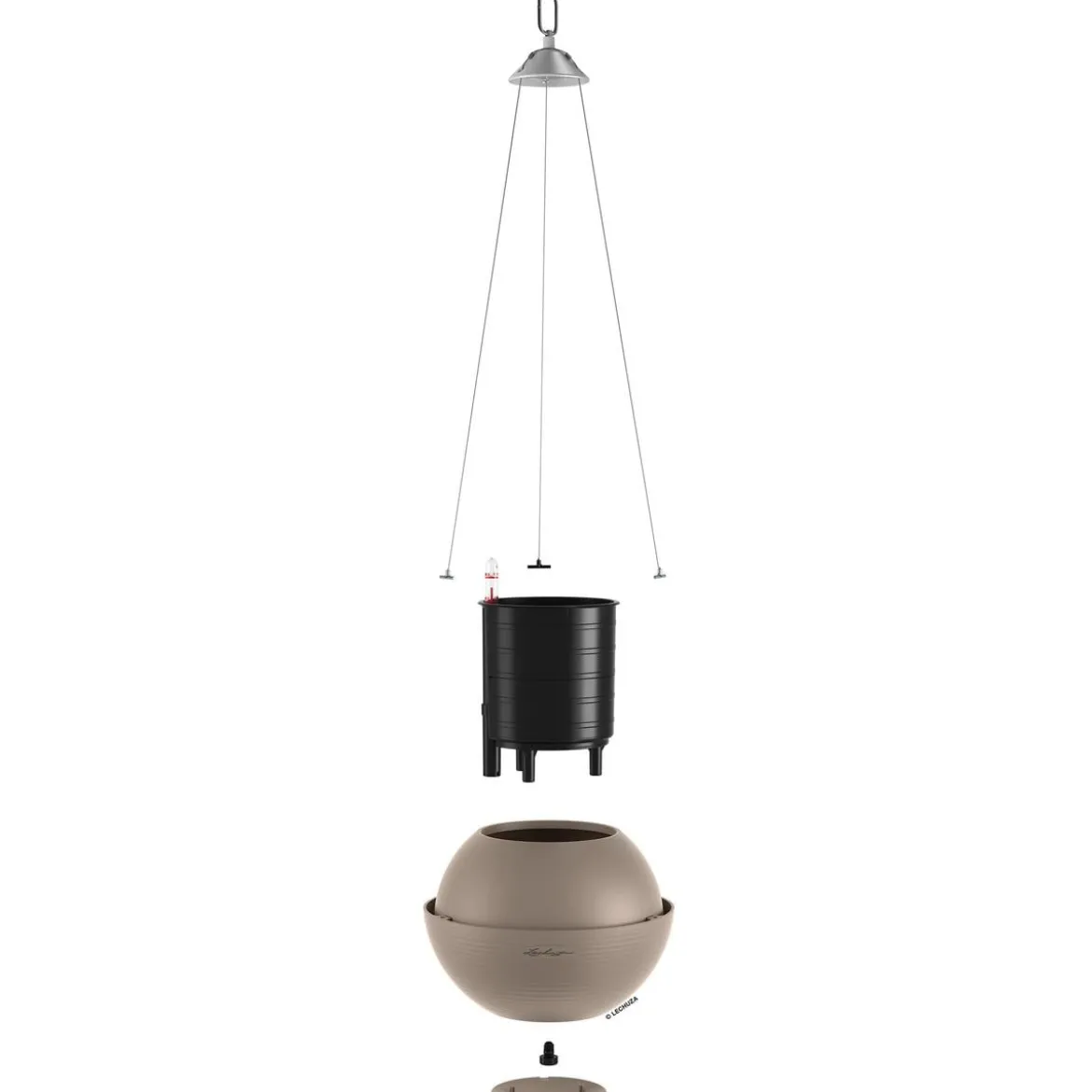 LECHUZA® BOLA Color, All-in-One Set