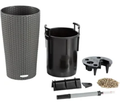 LECHUZA® Cilindro Cottage Pflanzgefäß, rund