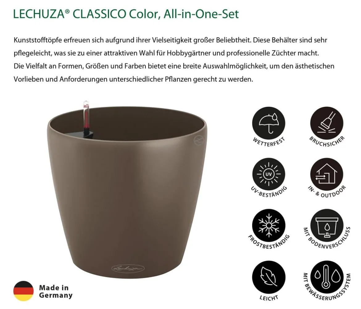 LECHUZA® CLASSICO Color, All-in-One-Set