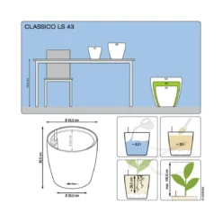 LECHUZA® CLASSICO LS, All-in-One-Set