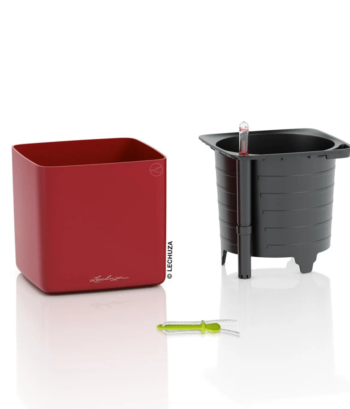LECHUZA® CUBE Premium, All-in-One Set, matt