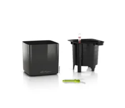 LECHUZA® CUBE Premium, All-in-One Set, hochglanz