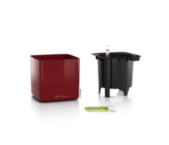 LECHUZA® CUBE Premium, All-in-One Set, hochglanz