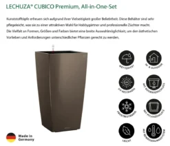 LECHUZA® CUBICO Premium, All-in-One-Set