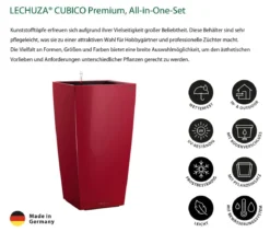 LECHUZA® CUBICO Premium, All-in-One-Set