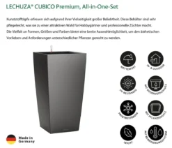 LECHUZA® CUBICO Premium, All-in-One-Set