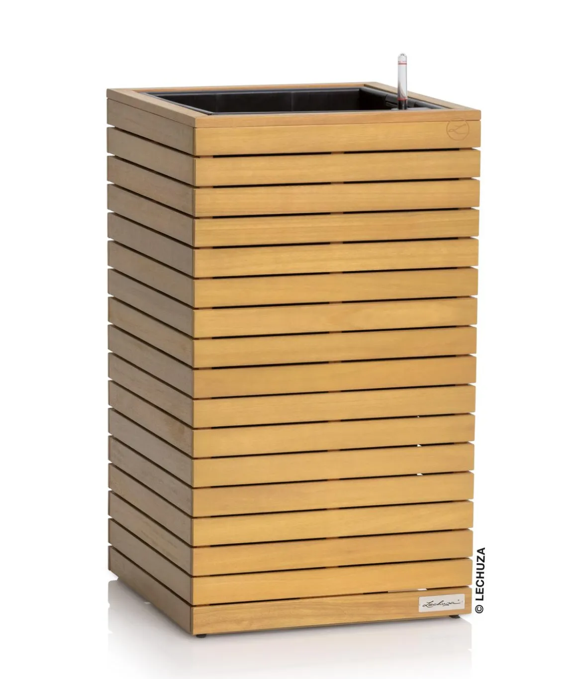 LECHUZA® Holz-Kasten PALO Natural Wood 45, quadratisch