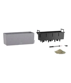 LECHUZA® Kunststoff-Kasten Balconera Stone, rechteckig