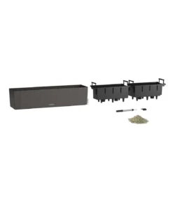 LECHUZA® Kunststoff-Kasten Balconera Stone, rechteckig