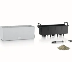 LECHUZA® Kunststoff-Kasten Balconera Stone, rechteckig