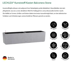 LECHUZA® Kunststoff-Kasten Balconera Stone, rechteckig