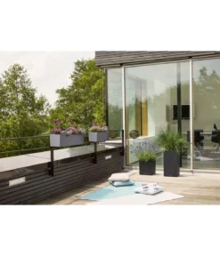 LECHUZA® Kunststoff-Kasten Balconera Stone, rechteckig