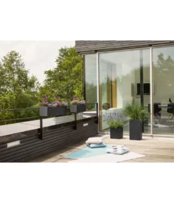 LECHUZA® Kunststoff-Kasten Balconera Stone, rechteckig