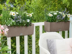 LECHUZA® Kunststoff-Kasten Balconera Cottage, rechteckig