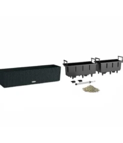LECHUZA® Kunststoff-Kasten Balconera Cottage, rechteckig