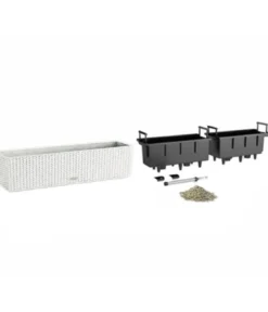 LECHUZA® Kunststoff-Kasten Balconera Cottage, rechteckig