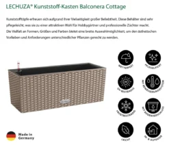 LECHUZA® Kunststoff-Kasten Balconera Cottage, rechteckig
