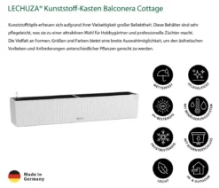LECHUZA® Kunststoff-Kasten Balconera Cottage, rechteckig