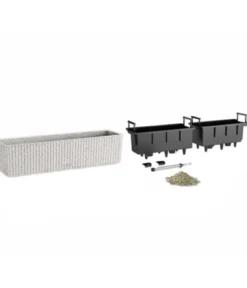 LECHUZA® Kunststoff-Kasten Balconera Cottage, rechteckig