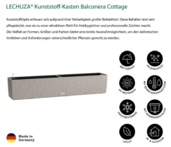 LECHUZA® Kunststoff-Kasten Balconera Cottage, rechteckig