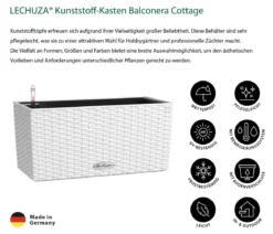 LECHUZA® Kunststoff-Kasten Balconera Cottage, rechteckig