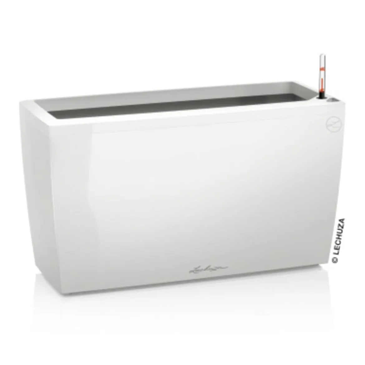 LECHUZA® Kunststoff-Kasten CARARO All-in-One-Set, rechteckig, ca. B75/H43/T30 cm