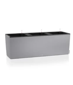 LECHUZA® Kunststoff-Kasten Trio Stone, rechteckig, ca. B100/H34,5/T32,5 cm