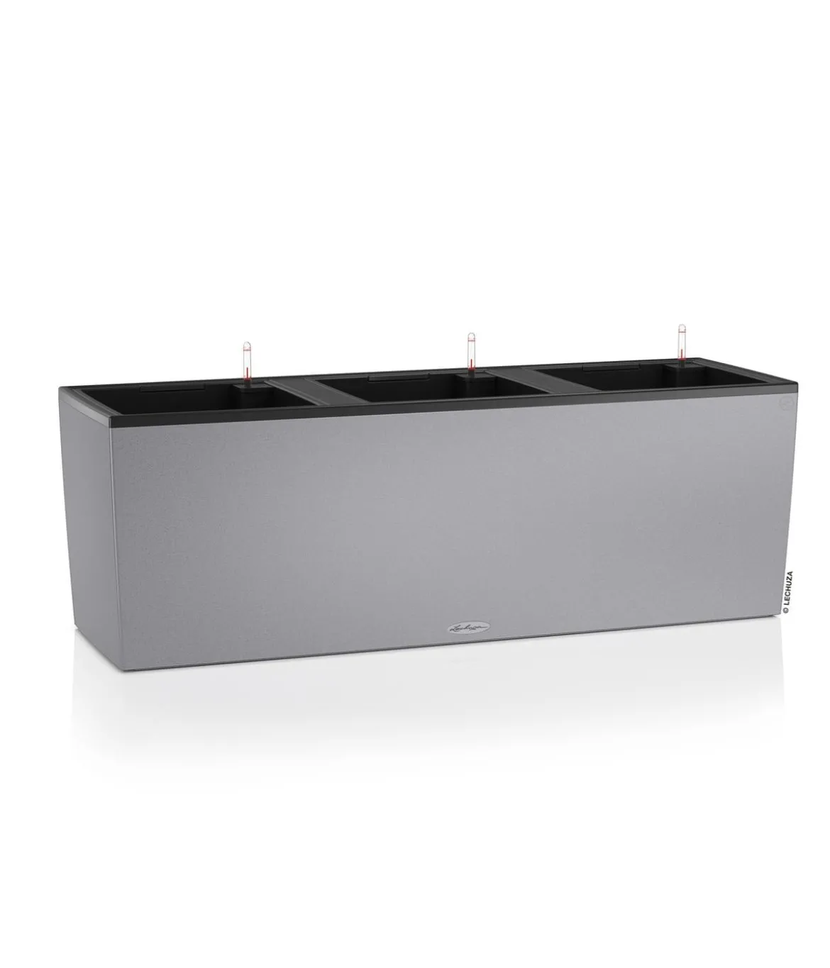 LECHUZA® Kunststoff-Kasten Trio Stone, rechteckig, ca. B100/H34,5/T32,5 cm