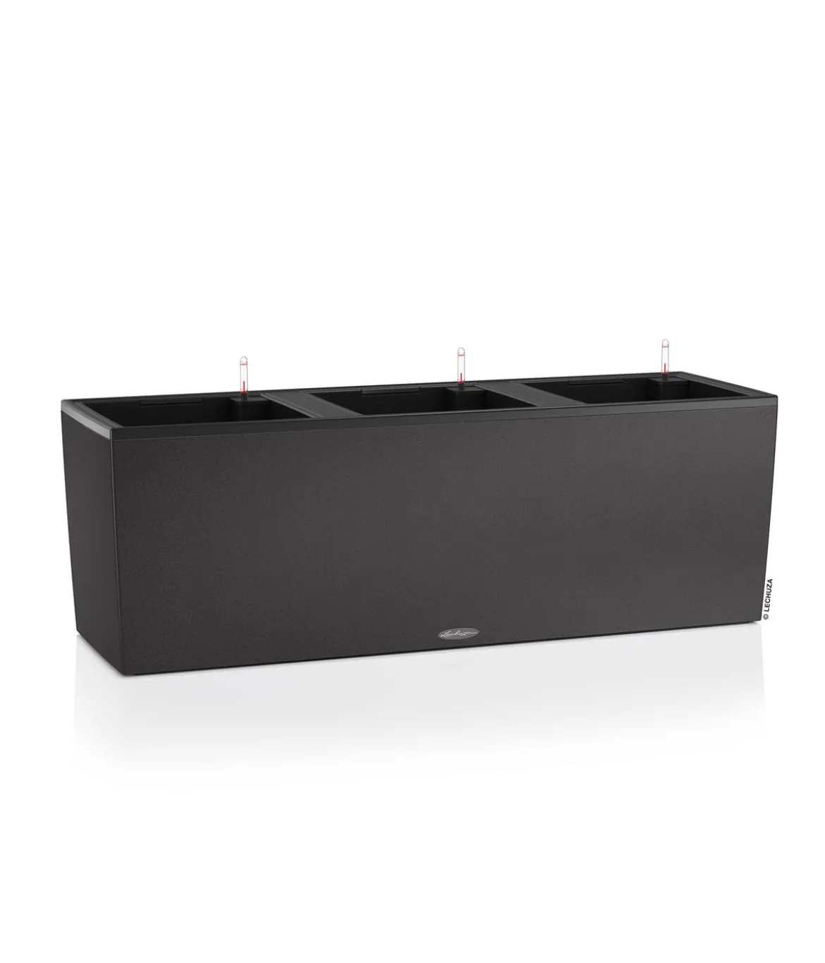 LECHUZA® Kunststoff-Kasten Trio Stone, rechteckig, ca. B100/H34,5/T32,5 cm