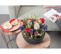 LECHUZA® Kunststoff-Schale 'Cubeto Stone', rund
