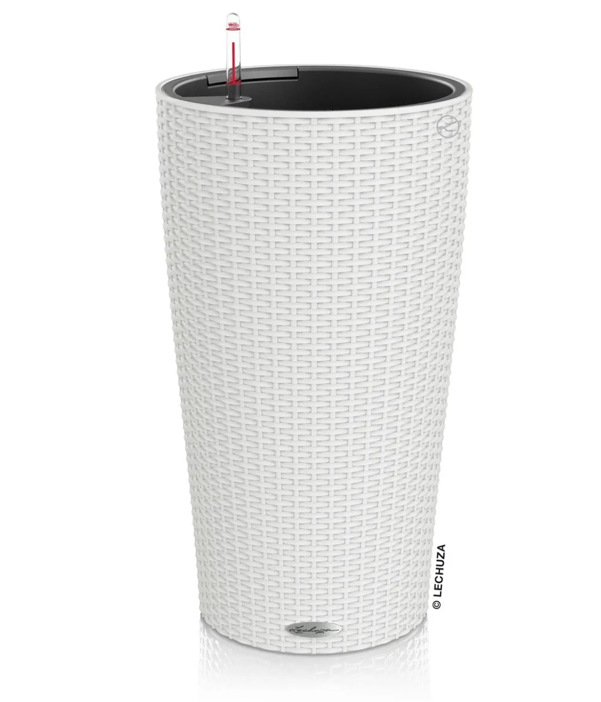 LECHUZA® Kunststoff-Säule Cilindro Cottage inkl. Pflanzeinsatz, konisch