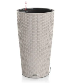 LECHUZA® Kunststoff-Säule Cilindro Cottage inkl. Pflanzeinsatz, konisch