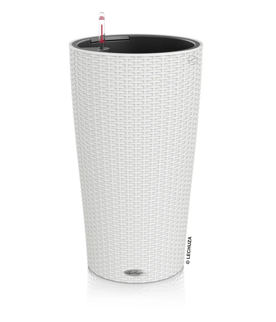 LECHUZA® Kunststoff-Säule Cilindro Cottage inkl. Pflanzeinsatz, konisch
