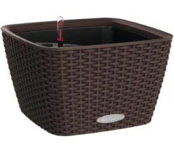 LECHUZA® Kunststoff-Topf Bacino Cottage, quadratisch, ca. B30/H18/T30 cm