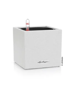 LECHUZA® Kunststoff-Topf Canto Stone, eckig, ca. B14/H13,5/T14 cm
