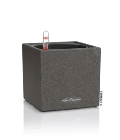 LECHUZA® Kunststoff-Topf Canto Stone, eckig, ca. B14/H13,5/T14 cm