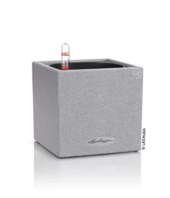 LECHUZA® Kunststoff-Topf Canto Stone, eckig, ca. B14/H13,5/T14 cm