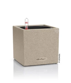 LECHUZA® Kunststoff-Topf Canto Stone, eckig, ca. B14/H13,5/T14 cm