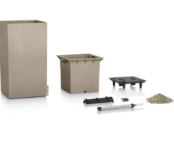 LECHUZA® Kunststoff-Topf Canto Stone, quadratisch
