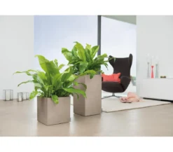 LECHUZA® Kunststoff-Topf Canto Stone, quadratisch