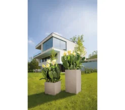 LECHUZA® Kunststoff-Topf Canto Stone, quadratisch