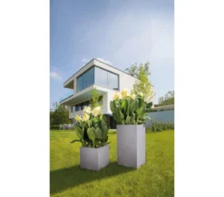 LECHUZA® Kunststoff-Topf Canto Stone, quadratisch