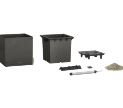 LECHUZA® Kunststoff-Topf Canto Stone, quadratisch