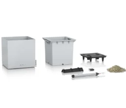 LECHUZA® Kunststoff-Topf Canto Stone, quadratisch
