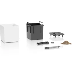 LECHUZA® Kunststoff-Topf Cube, rechteckig