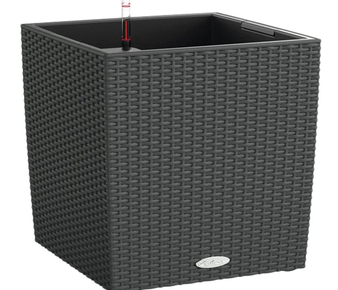 LECHUZA® Kunststoff-Topf Cube Cottage, quadratisch
